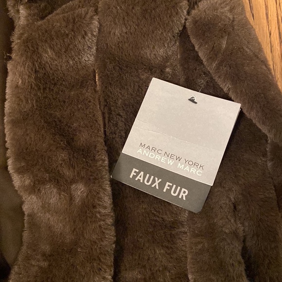 NWT Marc New York Andrew Marc Faux Fur Jacket - Picture 3 of 4